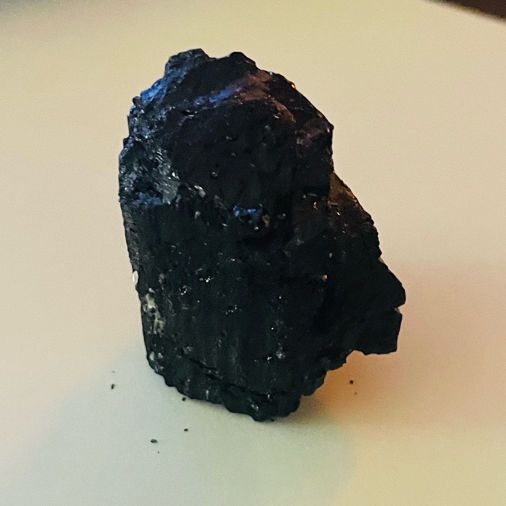 New Black Tourmaline Natural Crystal Form White Quartz Delicate Stone 65.3g - Picture 7 of 17